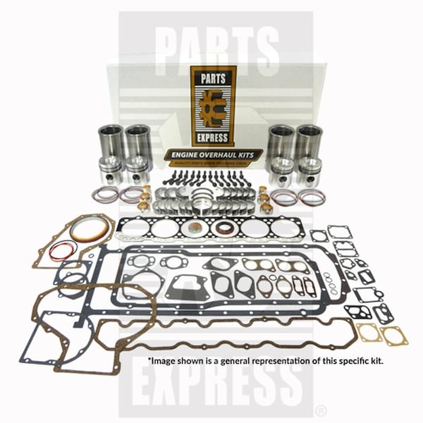 Aftermarket Major Overhaul Kit, 4239D, All ESN Fits John Deere 70 70D 210C WN-PRK242-PEX - main